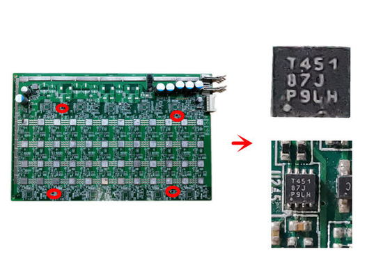 Tmp451 BTC Asicsのアプリケーション特有の集積回路Antminerは板温度検出器を切り刻む